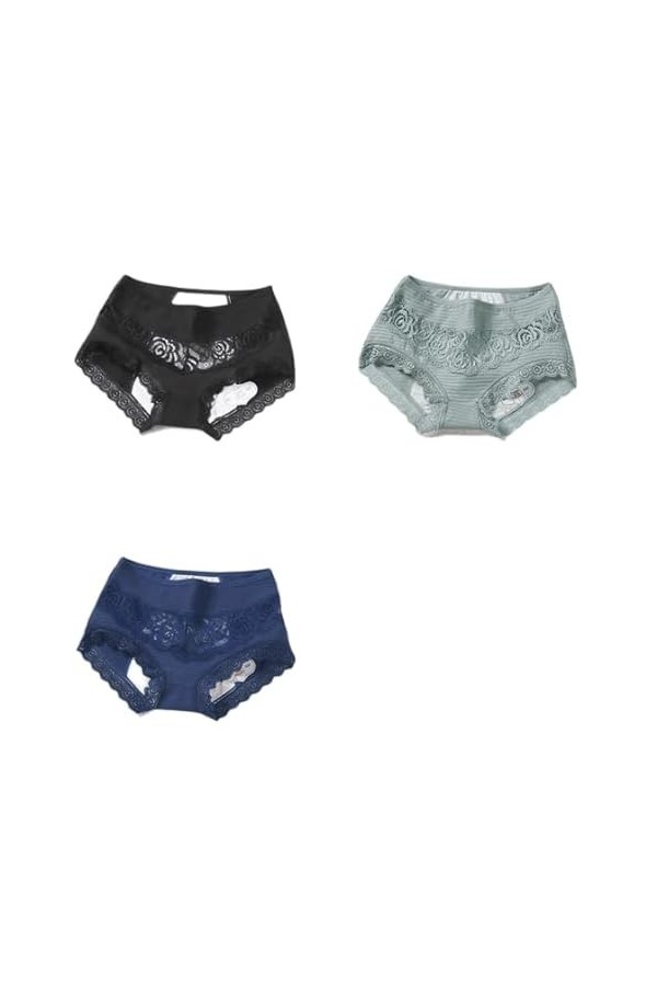 RUDDOG Culotte Femme Culotte Menstruelle 3Pc / Fuite À LÉpreuve des Cultures Menstruelles Pantalons Physiologiques Pantalons