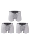 XSION Sous-vêtements Pour Hommes Enlargement Boxer Briefs Culotte Magnétique De Thérapie Pantalon De Soins De Santé Short De 