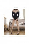 JINGGEGE Smissaire Voir à Travers la Robe de Micro Robe Transparente pour Femmes Robe de Club de Soie serrée Sexy Color : Le