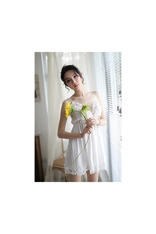 MLLM Ensemble soutien-gorge à bretelles et culotte, jupe brodée en V, lingerie sexy pour femme