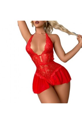 ZTIANEF Lingerie Sexy Homme Vêtements Techniques Et Spéciaux Lingerie Sexy Dentelle Transparente Combinaison Séduction Sexy,R