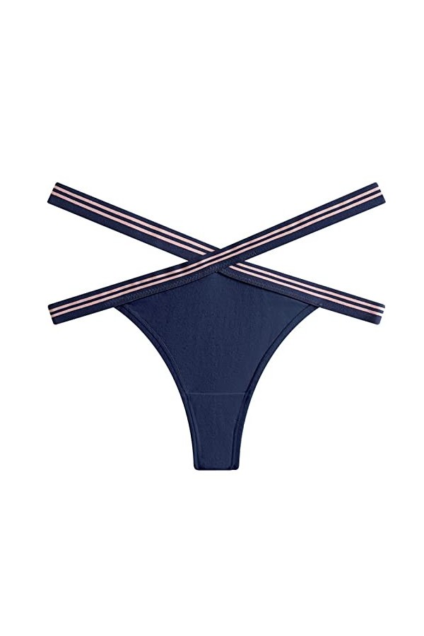 MULANY Femme Slips Rencontrer Les Femmes Sexy Croix Ceinture Culotte Taille Basse G String String sous-vêtements Femme évider