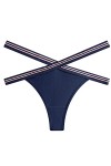 MULANY Femme Slips Rencontrer Les Femmes Sexy Croix Ceinture Culotte Taille Basse G String String sous-vêtements Femme évider