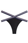 MULANY Femme Slips Rencontrer Les Femmes Sexy Croix Ceinture Culotte Taille Basse G String String sous-vêtements Femme évider