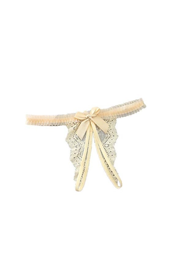 Culottes en coton stretch pour femme - Grandes tailles - Hipster - Taille haute - Sous-vêtements sexy - String ouvert - Culot