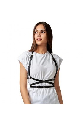 Jarretière Tali Kaki Pengekang Tubuh Wanita Sabuk Seksi Paha Sabuk Jimat Jarretière Pakaian Punk Porte-Jarretelles Gotik Siz