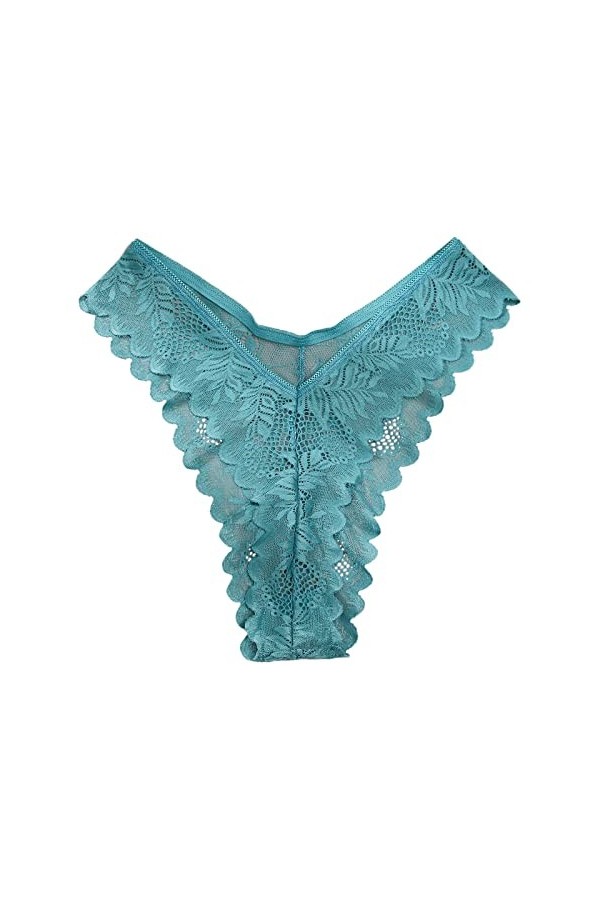 Sous-vêtements en dentelle pour femme, sous-vêtements confortables string grandes tailles hipster lingerie de charme string o
