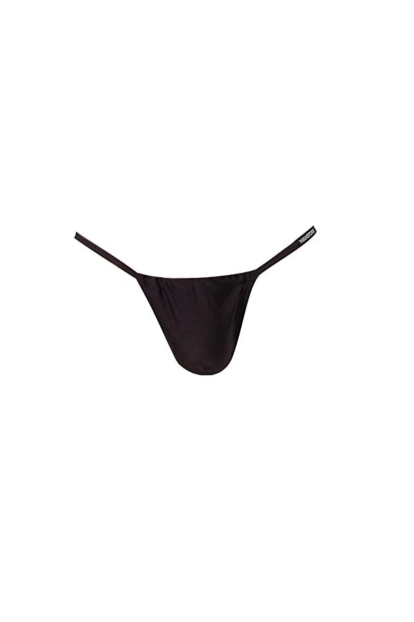 MANstore String de Bain Homme Noir L