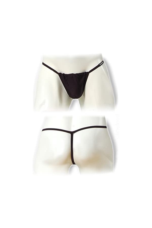 MANstore String de Bain Homme Noir L