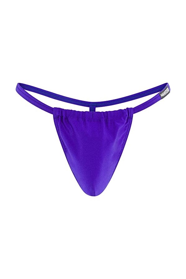 MANstore String de Bain Homme Bleu L