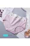 Sephilitone des Pantalons sous-Vêtements en Coton Féminin Haute Taille Plus Lingerie Confortable La Culotte De Femmes Confort