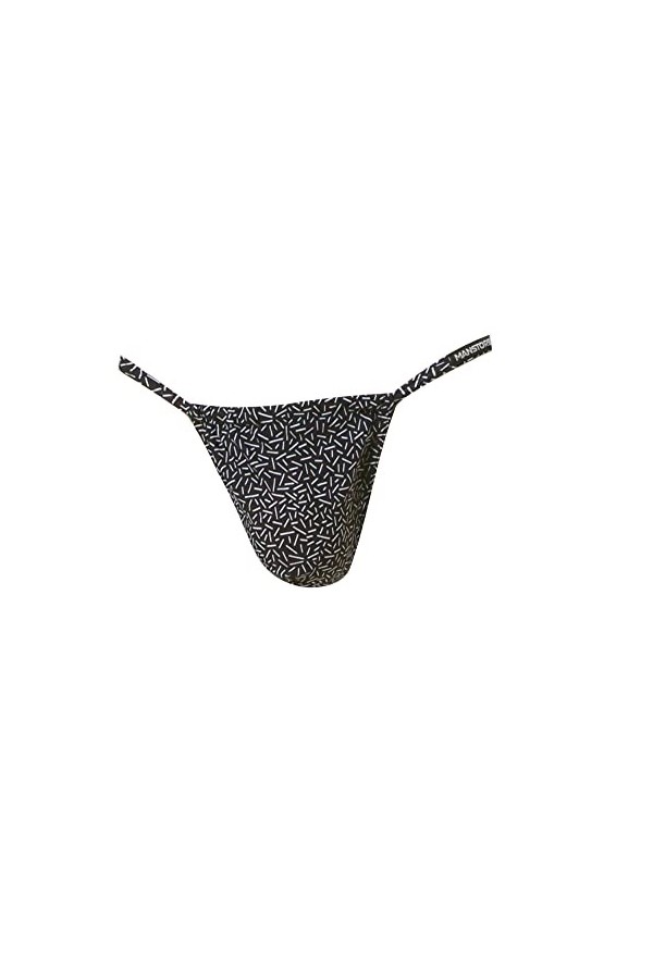 MANstore String de Bain Homme Noir S