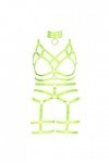 BBOHSS Femmes Bretelles Soutien - Gorge Mode Grand Soutien - Gorge Cage Encolure Bas Garter Set Punk Gothique Carnaval Dance 