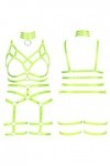 BBOHSS Femmes Bretelles Soutien - Gorge Mode Grand Soutien - Gorge Cage Encolure Bas Garter Set Punk Gothique Carnaval Dance 