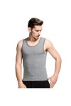 DDSP sous-vêtements Thermiques Hommes Garder Au Chaud Undershirt Tank Top Color : V Neck Black, Size : XL 
