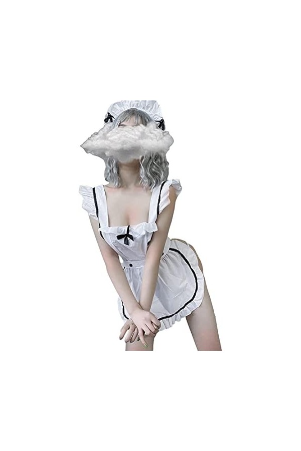 YYAN Sexy Fest Costume Bras for Femmes Sexy Cosplay Outfits Culotte Sets for Femmes Beau Color : 7914 