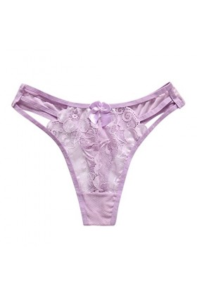 Culotte brésilienne pour femme - Bikini Hipster - Sous-vêtements - String ouvert - String en dentelle sexy - String ouvert - 