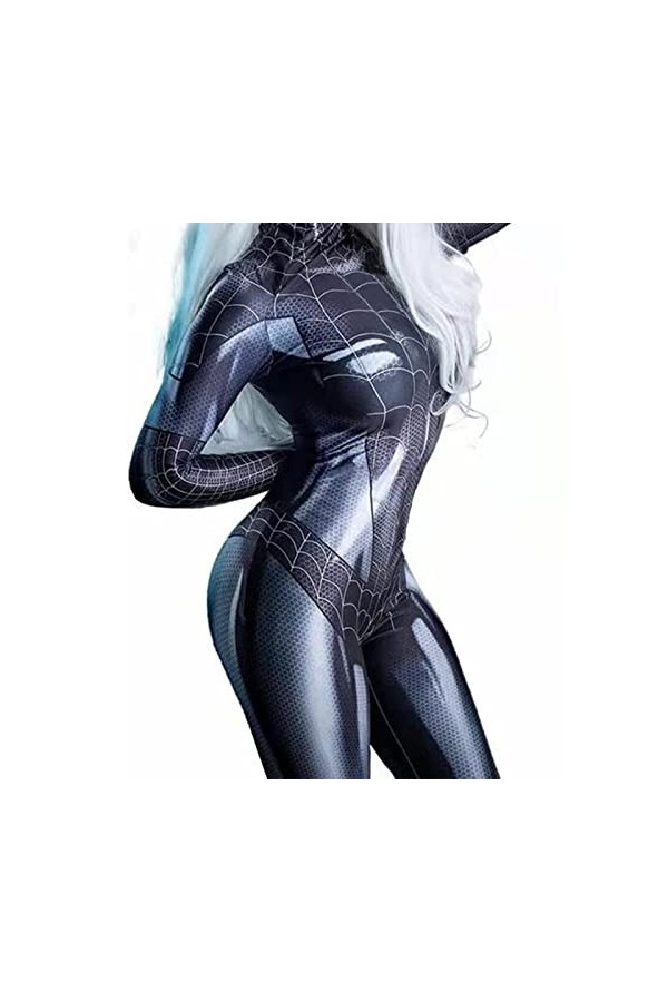 Adorling Costume daraignée Sexy de Super-HÉRos Pour Femme - Costume dHalloween Costumes Sexy Femme Cosplay