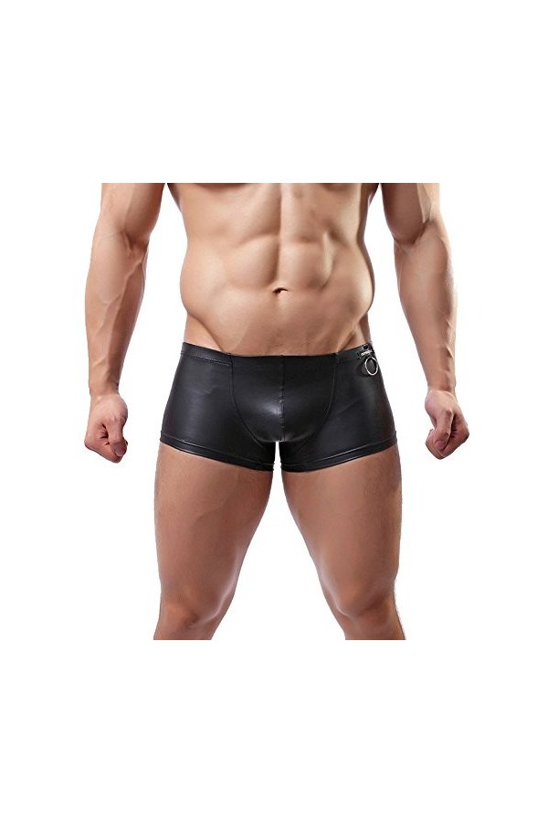 YFD +Homme Slip String Lingerie Noir Cutout Slips Briefs Boxer Shorts sous-vêtements XL, 3-Stück Boxers 2 
