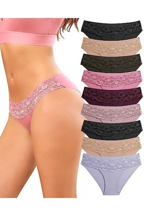 BeReady sans Culotte Femme Invisible Culotte sans Couture Culottes Et Slips Extensible Respirants sous-vêtements Size L