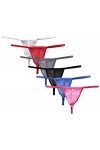 AIEOE String Homme Sexy Lingerie sous-Vêtements Mini Slips Cordes 6 Pièces XL