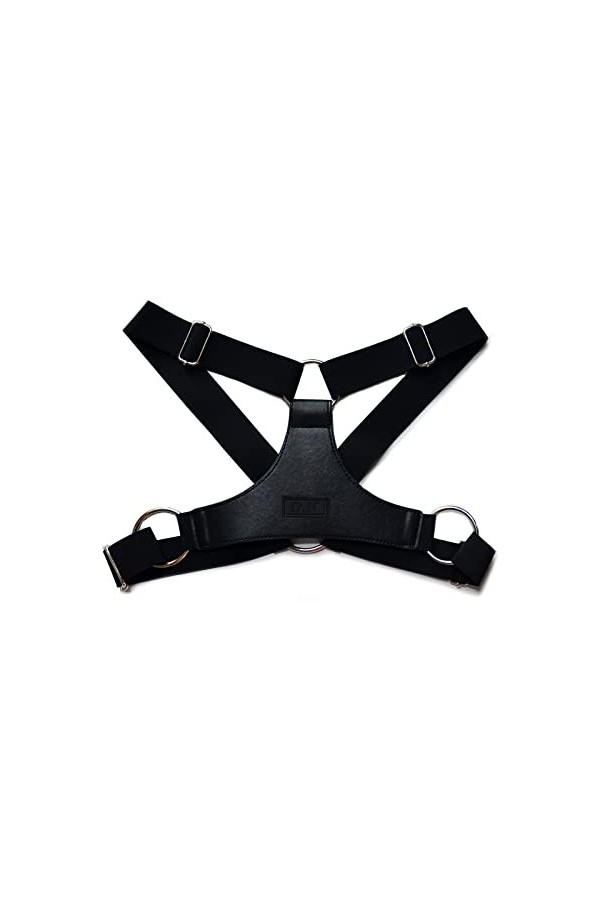 Hommes Épaule Corps Poitrine Harnais Ceinture Sexy Pu Cuir Bretelles Réglables Muscle Sling Gay Wetlook Clubwear Costume Colo