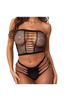 BAWHO Lingerie Sexy pour Femmes&nbsp;&nbsp;Lingerie tentante Sexy, sous-vêtements Sexy Deux pièces, Costume Sexy Creux