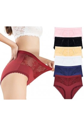 EKENOZ High Waist Ice Silk Seamless Shaping Panties Comfy&Sexy Butt Lifting Panties Sexy Lace No Trace Panties Sexy Tummy Con