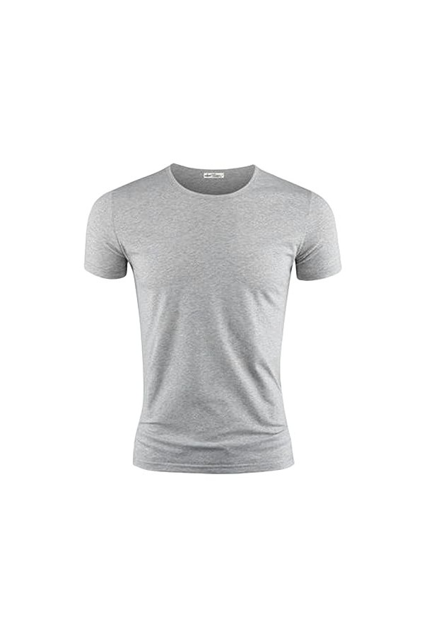 NOGRAX T-Shirt Homme Mens T-Shirt V Collier À Manches Courtes T-Shirt T-Shirt T-Shirt Noir T-Shirts Fitness pour Vêtements Ma