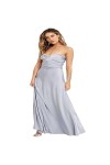 Dames Sexy Femmes Maxi Club Robe Bandage Longue Fête Multiway Swing Convertible Infinity Rouge Demoiselles dhonneur Boho Rob