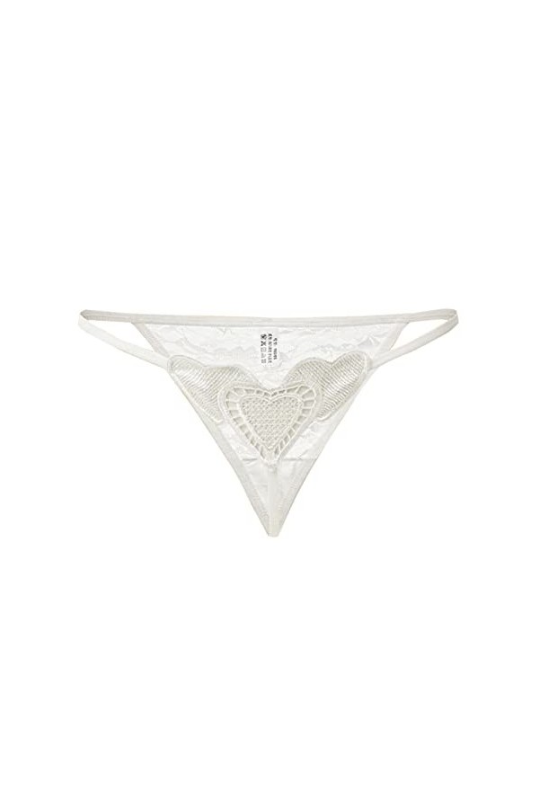 Culotte ouverte pour femme - Respirant - Non visible - Taille haute - Sous-vêtements - String ouvert - Taille V - Sous-vêteme