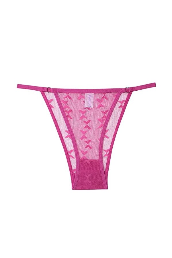 MULANY Femme Slips Perspective Sexy Dentelle briefes Femmes Culotte Basse-Taille Folle sous-Pant S-XL Color : White, Size : 