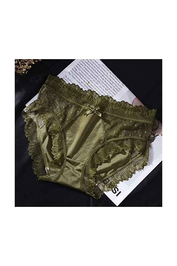 Culottes et Slips Slip Femme Comfort Knickers 3 pièces Sexy femmes dentelle culottes dames Sous-VêTements En Culotte transpar