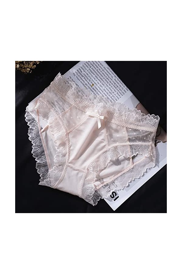 Culottes et Slips Slip Femme Comfort Knickers 3 pièces Sexy femmes dentelle culottes dames Sous-VêTements En Culotte transpar
