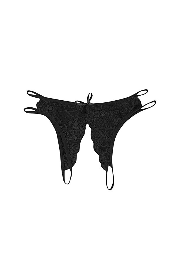 Sous-vêtements en dentelle pour femme, string sexy culotte string grande taille taille haute slips sous-vêtements grandes tai