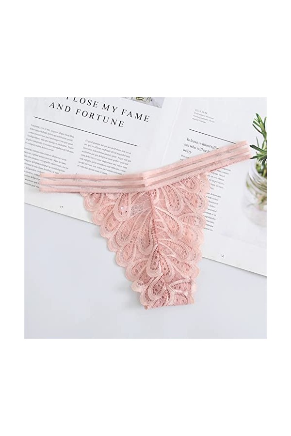 MULANY Femme Slips Rencontrez Les Femmes Sexy Dentelle Lingerie Tentation Taille Basse Culotte Transparente évider String sou