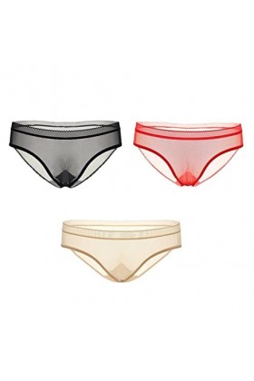 Culottes et Slips Slip Femme Comfort Knickers 3 pièces/paquet dentelle Sous-VêTements En Culotte transparente slips for femme