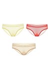 Culottes et Slips Slip Femme Comfort Knickers 3 pièces/paquet dentelle Sous-VêTements En Culotte transparente slips for femme