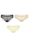 Culottes et Slips Slip Femme Comfort Knickers 3 pièces/paquet dentelle Sous-VêTements En Culotte transparente slips for femme