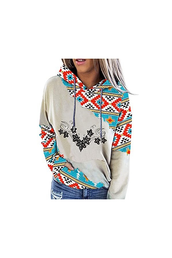 Sweat à capuche pour femme - Long - Grande taille - Pour femme - Pull fin et surdimensionné