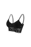 PBLCYUT Fashion Women Bralette Bra Tops Femme Sobie de Dentelle en Dentelle enveloppe de Poitrine Bras de sous-vêtements Col