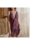 HUWAIYUNDONG Lingerie Sexy Érotique - &nbsp;Vêtements De Nuit Nuit Romantique Pyjamas Érotiques Dentelle Transparente Adulte Linge
