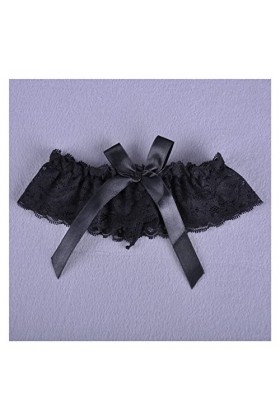 ZZSRJ Cadeau De Mariage Party Bridal Accessoires Sexy Dentelle Stretch Jarretière Jarretière Cravate Cravate Conteau Color :