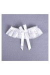 ZZSRJ Cadeau De Mariage Party Bridal Accessoires Sexy Dentelle Stretch Jarretière Jarretière Cravate Cravate Conteau Color :