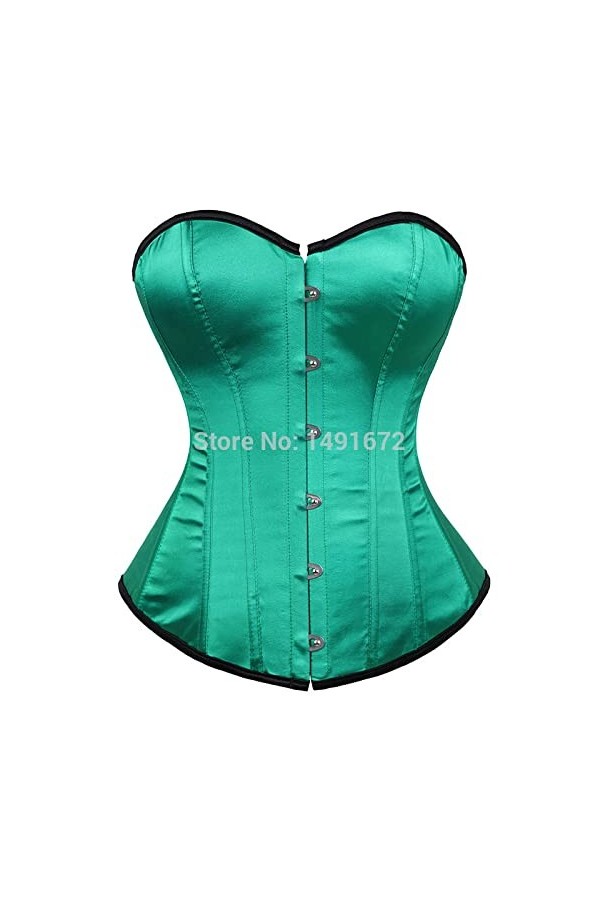 HUWAIYUNDONG Lingerie Sexy Érotique - Plus Size Femmes Sexy Lingerie Corset Bustiers Tops Open Front Style Nightwea Cups Jarr