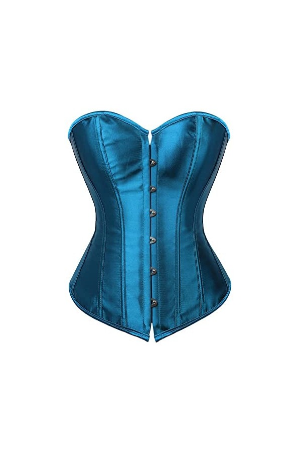 HUWAIYUNDONG Lingerie Sexy Érotique - Plus Size Femmes Sexy Lingerie Corset Bustiers Tops Open Front Style Nightwea Cups Jarr