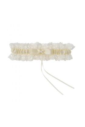 Anneaux de Jambe en Dentelle for Femmes, Jarretelles de Mariage, Jarretelles de Cuisse de mariée, Accessoires Lolita Color :