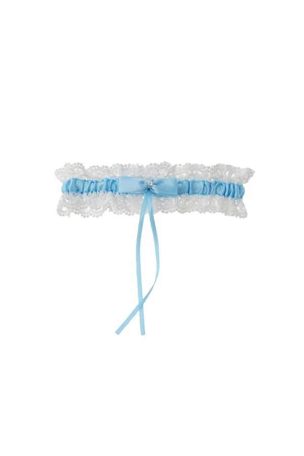 Anneaux de Jambe en Dentelle for Femmes, Jarretelles de Mariage, Jarretelles de Cuisse de mariée, Accessoires Lolita Color :