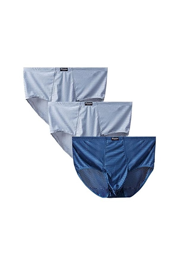 SARGE Les Slips pour Hommes 10XL-3XL 3PCS / lot Mesh sont légers, durables et Respirants