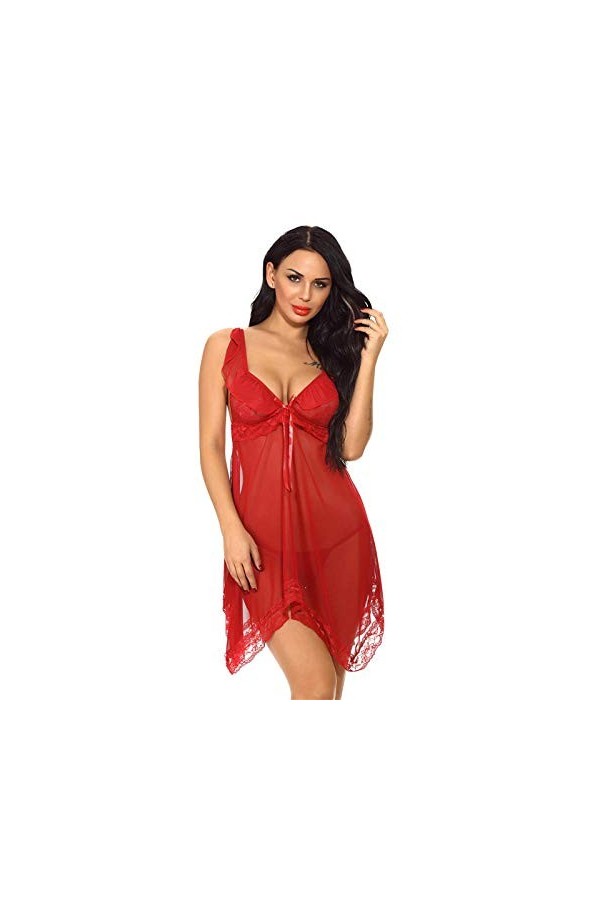 N/X Lingerie Sexy Hot Erotic for Women Underwear Plus Size Lace Nightdress Clothes Femme Sex Porno Babydoll Dress Costume-03_